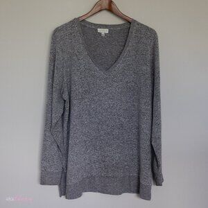 Cloud Jersey Long Sleeve V-Neck Sweater